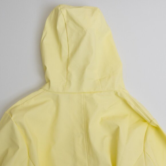 RAINS Rain Jacket Hooded Waterproof Coat Curve W Belted Straw Yellow XLarge - Picture 10 of 14